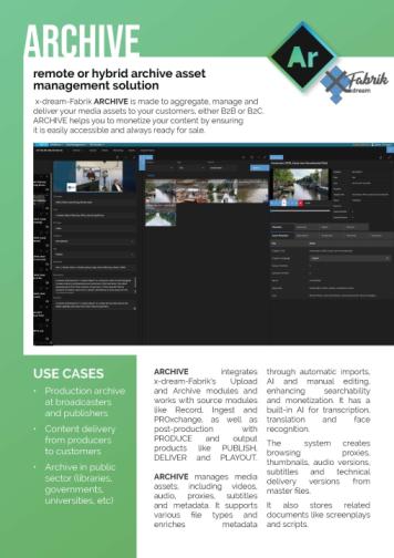 Archive Two Pager
